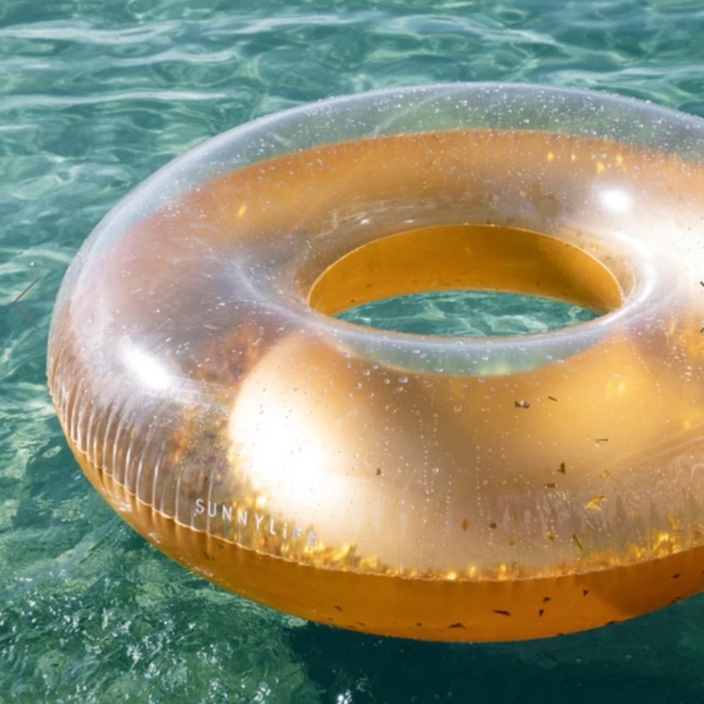 Sunnylife Pool Ring, Gold - Disco